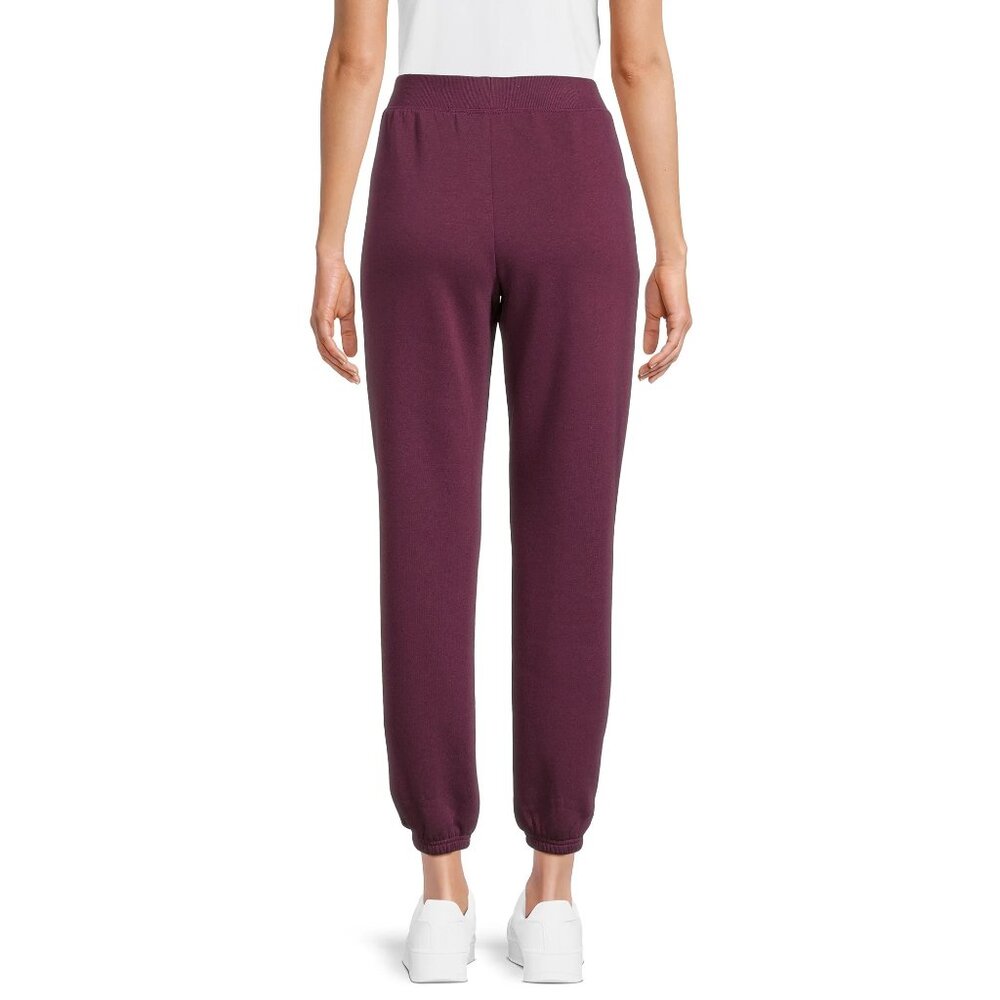 Athletic Works Women's Fleece Cinch Pants Purple Eggplant Size XXL 20 - Picture 10 of 12